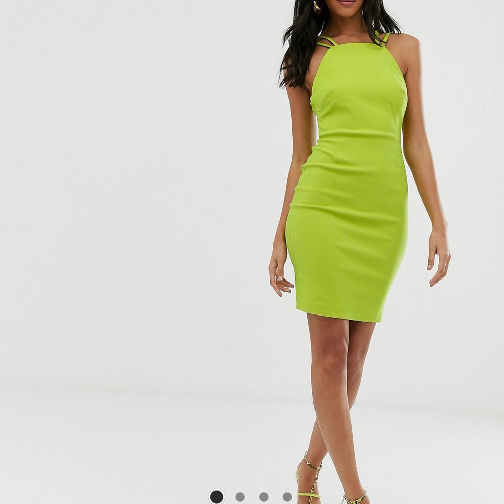 Lime Green Bodycon Dress
